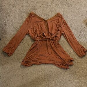 Isabel Maternity by Ingrid & Isabel Terracotta Blouse